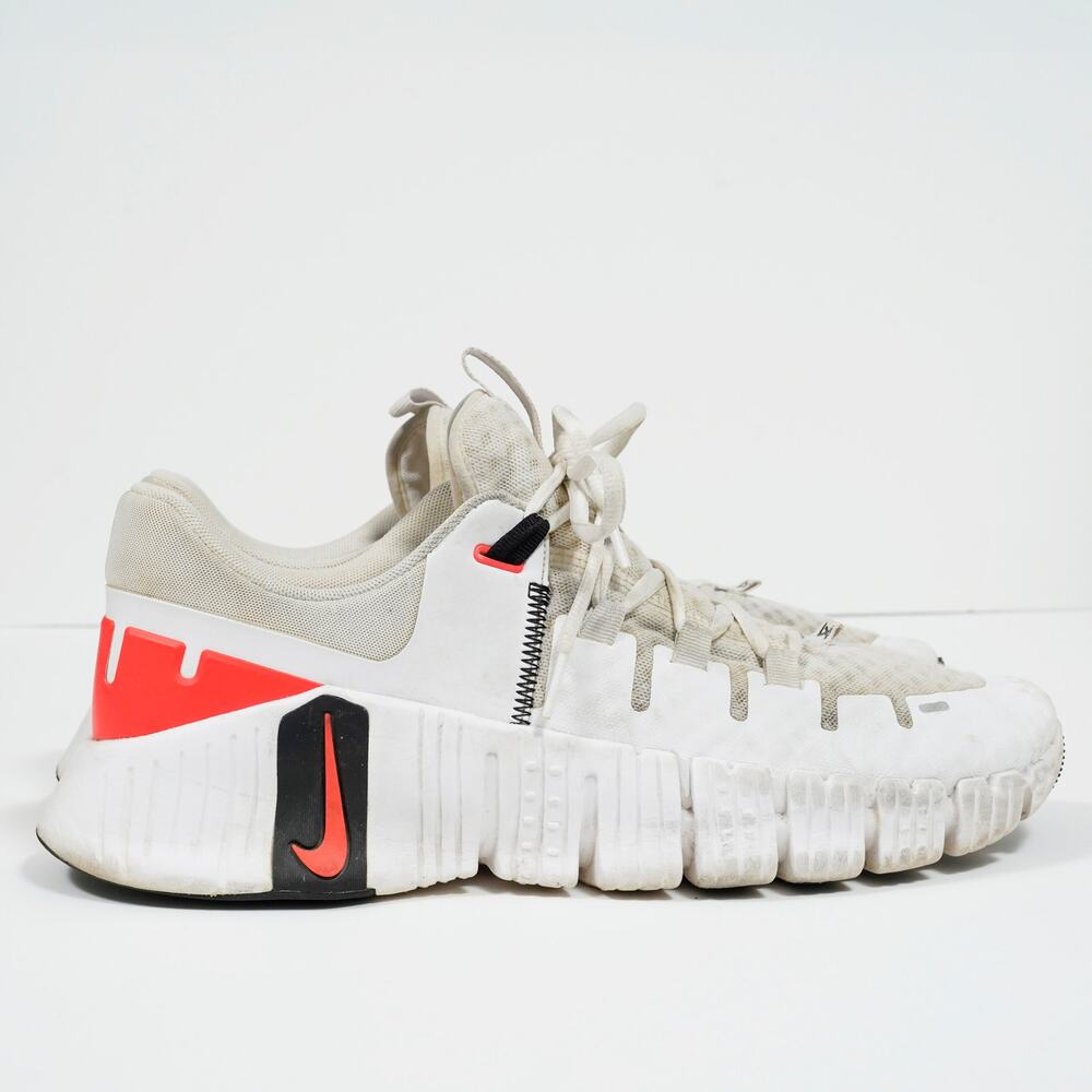 Nike Free Metcon 5 Training Shoes White Black Bright Crimson Men’s US 12